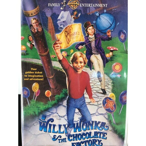 Vintage Willy Wonka & The Chocolate Factory VHS 1996 - 25th Anniversary - Picture 2 of 11
